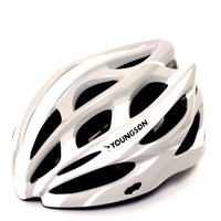 Casque de vélo ovale professionnel YOUNGSON MV-50 de haute qualité, certifié CE, en ABS+PC, 23 aérations, 200-30g, ajustement universel Taïwan
