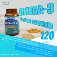 SANS MOQ Huile de Poisson Oméga 3 EPA DHA 1000 mg Support Cardiaque Sain Supplément Oméga 3 Huile de Poisson Gélules Molles 120 Gélules