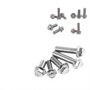 Perno Hexagonal de Alta Calidad con Brida, Tamaños Personalizados M6-M30, Acero Inoxidable 304/316, Acabado Liso, con Tuercas y Arandelas para Vehículos - Product Image 2