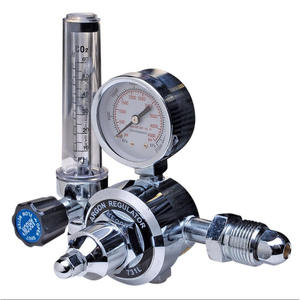 Regulador de Presión de Argón Totalmente de Cobre, Medidor de Flujo para Soldadura MIG TIG, Válvula Reductora de Presión de Argón CGA580 - Product Image 4