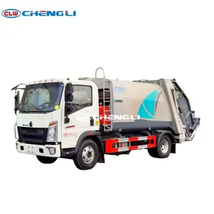 Camion compacteur de déchets de 5m3 et 6m3 fabriqué en Chine pour des solutions d'assainissement urbain efficaces - Product Image 2