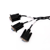 Arnés de cables de 5 pines de conector serie a Molex DB9 RS232 personalizado