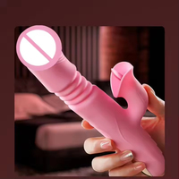 Automatischer Heiz-G-Punkt-Klitoris-Stimulator mit Klopf- und Vibrationsfunktion für Frauen – Sexspielzeug für Erwachsene mit Vibrationsmassage und Teasing-Stick