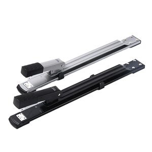 <span class=keywords><strong>Grapadora</strong></span> de papelería de brazo largo Manual para Deli 0334, carpeta de papel A3, máquina de encuadernación de grapas de Metal para montar, máquina de coser de plástico para uñas - Product Image 1