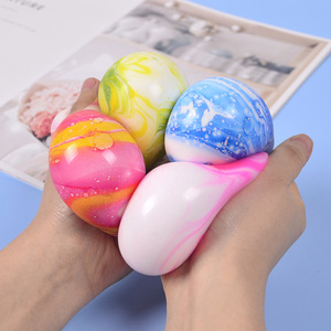 Balle anti-stress en TPR colorée à montée lente, jouet sensoriel de décompression pour enfants et adultes – Meilleure vente - Product Image 3