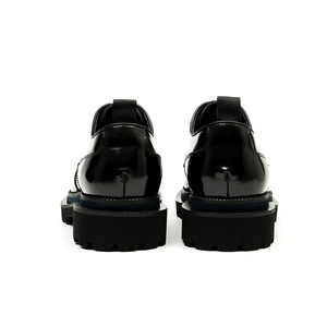 Chaussures en cuir respirantes et imperméables pour hommes, style décontracté et habillé, à lacets, motif camouflage, plates, pour l'extérieur, avec talon compensé - Product Image 5