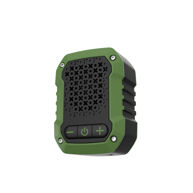 KENUO Hiking Hands-Free Waterproof Dustproof Lavaliere Speaker Magnetic Clip on Portable Wearable Speaker