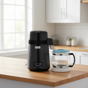 Destilador de Agua Mcte de 4L y 750W, de Acero Inoxidable y Vidrio, Ecológico, para el Hogar, Electrodoméstico de Tratamiento de Agua para Encimera - Product Image 2