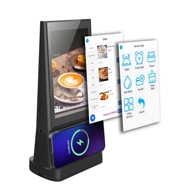 Table Top Order Food Call Waiter System Digital Menu Display for Hotel Restaurant Catering Supplies Commercial Service Equipment