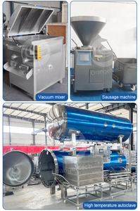 Équipement de transformation en conserve, machine de mise en conserve, <span class=keywords><strong>viande</strong></span> de poulet, de bœuf, de porc, de charcuterie en conserve, ligne de production en conserve - Product Image 2