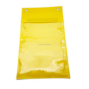 Pochette de permis en plastique PVC flexible pochette verrouillable pochette de permis de travail porte-documents - Product Image 6