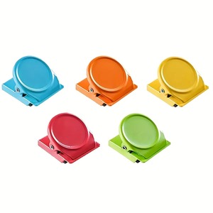 5 pinces magnétiques pour bureau et réfrigérateur - Organiseur de documents coloré multi-usages, adapté à la maison et à la cuisine - Product Image 6
