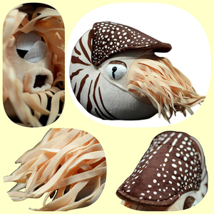 Nuovo Design Creativo: Peluche a Forma di Lumaca Nautilus da 8 Pollici, <span class=keywords><strong>Morbido</strong></span> <span class=keywords><strong>e</strong></span> Coccoloso, Regalo Perfetto per Bambini <span class=keywords><strong>e</strong></span> Decorazione Casa - Product Image 3