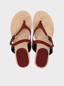 Nuove <span class=keywords><strong>Ciabatte</strong></span> Estive 2026 da Donna in Stile Bohemien per Vacanze, Casual <span class=keywords><strong>con</strong></span> Clip e Suola in Gomma, in <span class=keywords><strong>Paglia</strong></span> - Product Image 2