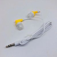 Grosir Pabrik earphone murah 3.5mm Stereo hadiah promosi bisnis earphone kabel multiwarna untuk iPhone untuk Android