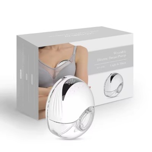 Masseur de poitrine électrique sans fil portable et mains libres, personnalisé en usine, pour le soin des seins, 1 paire - Product Image 1