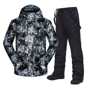 Traje de Esquí Infantil de Invierno para Niños y Niñas, Cálido y Transpirable, con Cierre de Cremallera en V, Conjunto de Chaqueta y Pantalones - Product Image 4