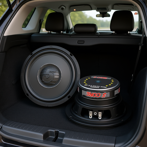 ซับวูฟเฟอร์รถยนต์ 5 คอร์ ขนาด 6.5 นิ้ว 100 วัตต์ RMS 4 โอห์ม โมโน เสียงเบสหนักแน่น พร้อมกรวยโพลีและขอบยาง - Product Image 2