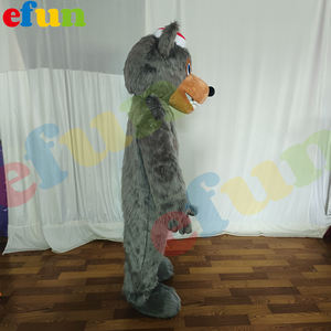 Efun quantité minimale de commande 1 PC personnalisé réaliste loup mascotte Costume adulte personnage de dessin animé Costumes TV & film Cosplay Costume fos vente - Product Image 5