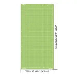 Nicapa-estera de corte de agarre estándar para Plotter, esteras de corte adhesivas, color verde mate, 12x24