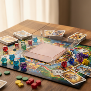 Bandeja de Dados para Juegos de Mesa Colorida RR, Bandeja de Dados Creativa de Cuero PVC, Bandeja Rectangular para Dados, Plato para Juegos de Mesa - Product Image 3