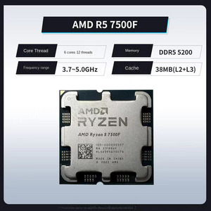 AMD Ryzen 7 Ruilong 5 7500F ประมวลผล6-core 12-Thread 65W AM5อินเตอร์เฟซ CPU เทคโนโลยี5nm สำหรับเซิร์ฟเวอร์คอมพิวเตอร์ L3ซ็อกเก็ต - Product Image 1