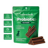Bâtonnets à mâcher pour chiens probiotiques personnalisés OEM ODM Richtek, favorisent la santé intestinale, l'immunité et la santé bucco-dentaire parodontale