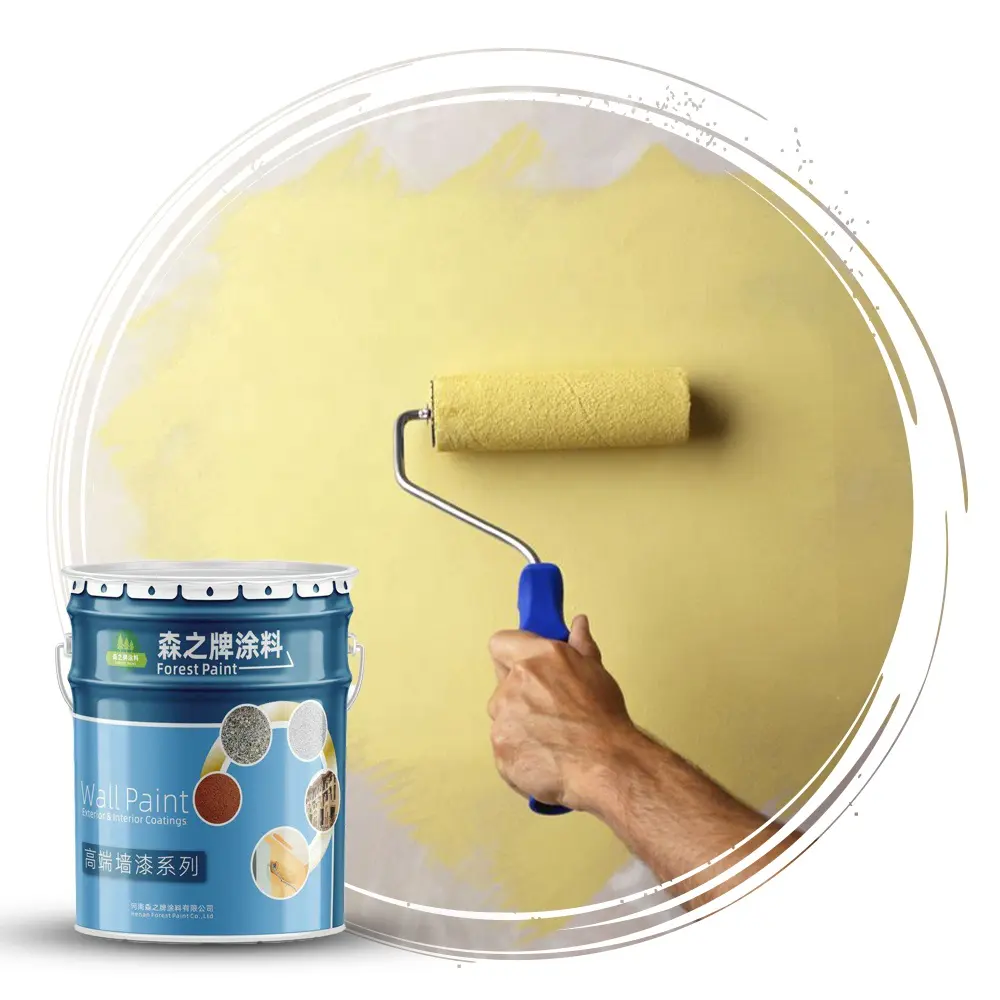 Китайский поставщик, домашняя краска для стен, внутренний лак для стен, Экологически чистая Акриловая латексная краска для строительства