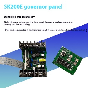 Sk200E Original 220V Regulador de velocidad monofásico universal Pantalla digital 0-10V Control analógico Nuevos controladores de motor originales - Product Image 4