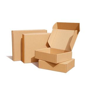 Wholesale Shipping Folding Kraft Paper Ecofriendly Mailing Carton Clothes Packaging Corrugated Courier Box