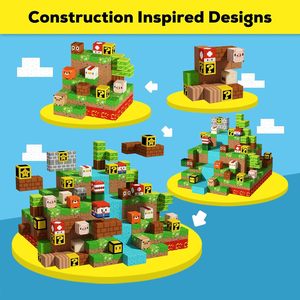 Phong Cách Mới 48 Pcs Xây Dựng Mỏ Thế Giới Với Nam Châm Cubes Xây Dựng Từ Khối Lập Phương 2.5Cm Cho Trẻ Em Cpc ASTM EN71 Ce - Product Image 2