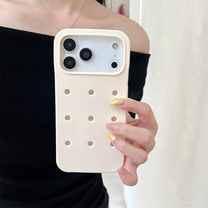 Accesorios de dibujos animados DIY, funda de silicona para teléfono iPhone 11 12 13 14 15 Pro Plus, funda linda para iPhone 17 Pro Max para chicas, lo último en moda. - Product Image 5