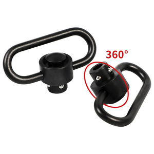 QD Tactical Shoulder Strap Buckle Steel 360 Degree Rotation Quick Release For Tactical Gear - Product Image 1