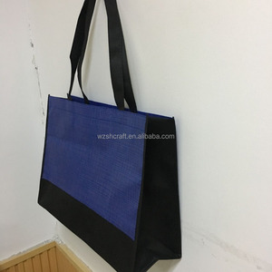 Sac non tissé bleu, sac à linge non tissé, couleurs assorties, sac non tissé écologique - Product Image 2