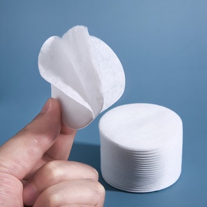 Nhà Máy Trực Tiếp Dùng Một Lần Vẻ Đẹp Bông Miếng Đệm Hai Mặt Đồng Bằng Bông Tấm Vuông Mặt Cách Sử Dụng Trang Điểm Remover Bán Buôn Miễn Phí - Product Image 1