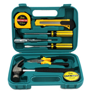 SNJUE – boîte à outils pour la maison, 9 pièces, marteau, ensemble d'outils pratiques, <span class=keywords><strong>outil</strong></span> combiné, 8009B - Product Image 1