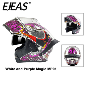 <span class=keywords><strong>Casque</strong></span> de <span class=keywords><strong>moto</strong></span> de course rabattable OEM, état neuf, double visière, ABS, doublure amovible et lavable - Product Image 5
