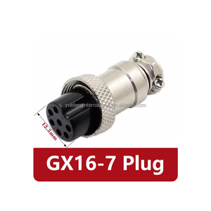 GX16-2/3/4/5/<span class=keywords><strong>6</strong></span>/7/8/9/10pin Mannelijke En Vrouwelijke Diameter 7 <span class=keywords><strong>Pin</strong></span> Gx16 Circulaire Connector Luchtvaart <span class=keywords><strong>Socket</strong></span> Plug 16Mm Draadpaneel Connector - Product Image 2