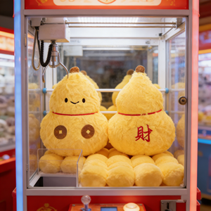 Vente en gros usine : Jouets en peluche pour enfants, 8 pouces, style dessin animé et anime, Gourde de la fortune chinoise Kawaii, pour machine à griffes - Product Image 1