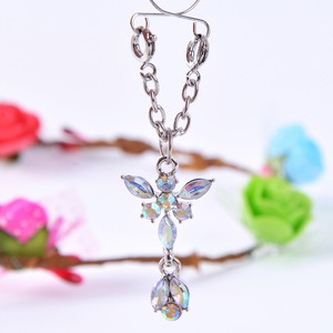 1 par de anillos de pezón no perforantes para mujer, adornos de pezón sexy, colgante de mariposa, pareja, divertidos anillos de pezón falsos, adornos - Product Image 4