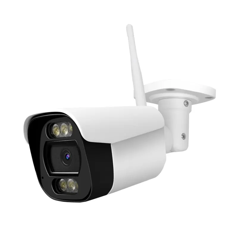 2MP WiFi HD Plug and play Bullet Camera Emplacement pour carte SD Extérieur 1080P Étanche Sans fil CCTV Caméra de sécurité à domicile