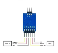 Commutateur vidéo bidirectionnel à 3 canaux FPV / module de commutation électronique (commandé par télécommande)