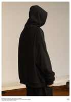 Sweat à capuche à fermeture éclair vierge en coton lourd pour hommes 2025 sweat à capuche à fermeture éclair complète en laine avec motif personnalisé et impression de logo