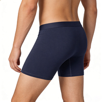 Sous-vêtements chinois en modal pour hommes, doux, respectueux de la peau, respirants, anti-humidité, sans étiquette, taille élastique, confort toute la journée