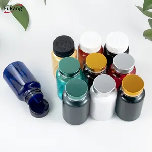 Wide Mouth 60Ml-500Ml Amber Biodegradable Plastic Bottle Pharmaceutical Pill Capsule Bottles For Tablet Packaging