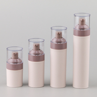 Flacon pompe en plastique PP écologique personnalisé de 30 ml, 40 ml, 60 ml, 80 ml, emballage pour lotion, flacon vide pour sérum, crème, lotion, ensemble de flacons