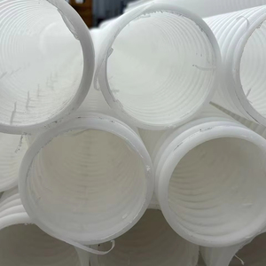 Tùy chỉnh đôi tường vệ sinh sóng <span class=keywords><strong>HDPE</strong></span>/PVC áp lực cao gia cố mông Fusion ống nhự<span class=keywords><strong>a</strong></span> thoát nước thủy lợi Trắng - Product Image 4