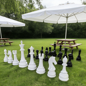 <span class=keywords><strong>Scacchi</strong></span> in Resina Personalizzabili Moderni e Minimalisti, Scultura Artistica Premium <span class=keywords><strong>a</strong></span> <span class=keywords><strong>Tema</strong></span> Festa per Collezione ed Esposizione - Product Image 1
