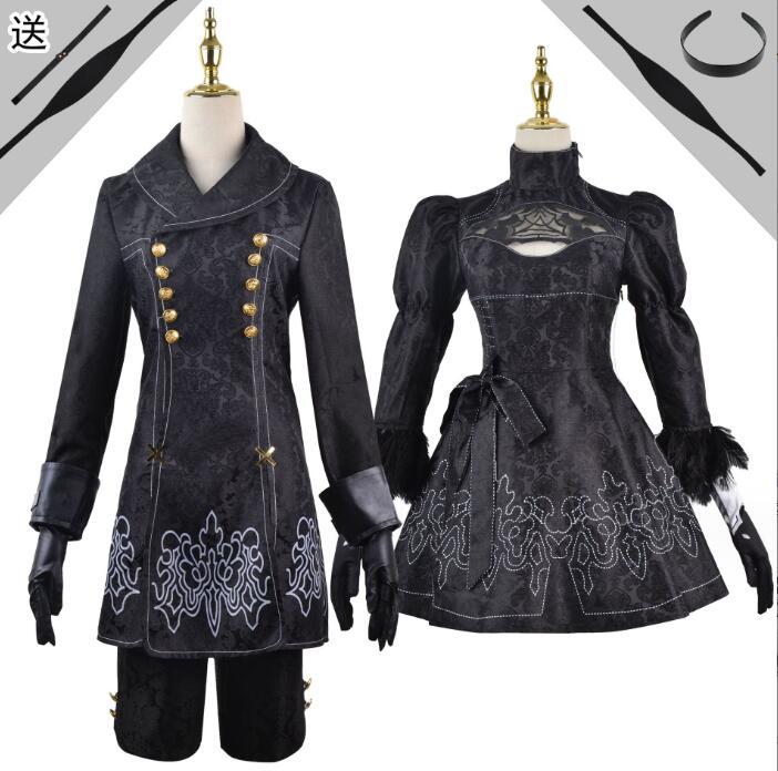 Ecoparty Nier Automata Cosplay Costumes - Yorha 9S Outfit