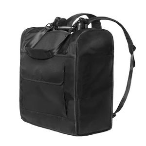 Sac à dos de rangement pour poussette, en tissu peluche, pliable, à motif uni, compatible avec les accessoires, housse anti-poussière pour bagage à main - Product Image 4
